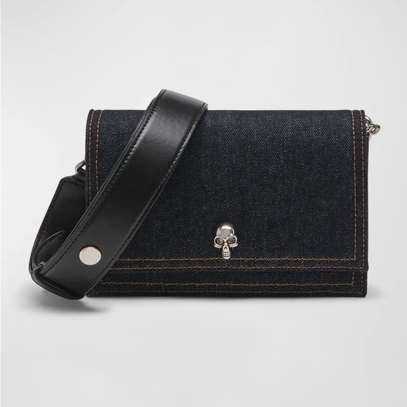 Alexander McQueen
Small Skull Denim Shoulder Bag - Picture 2 of 6